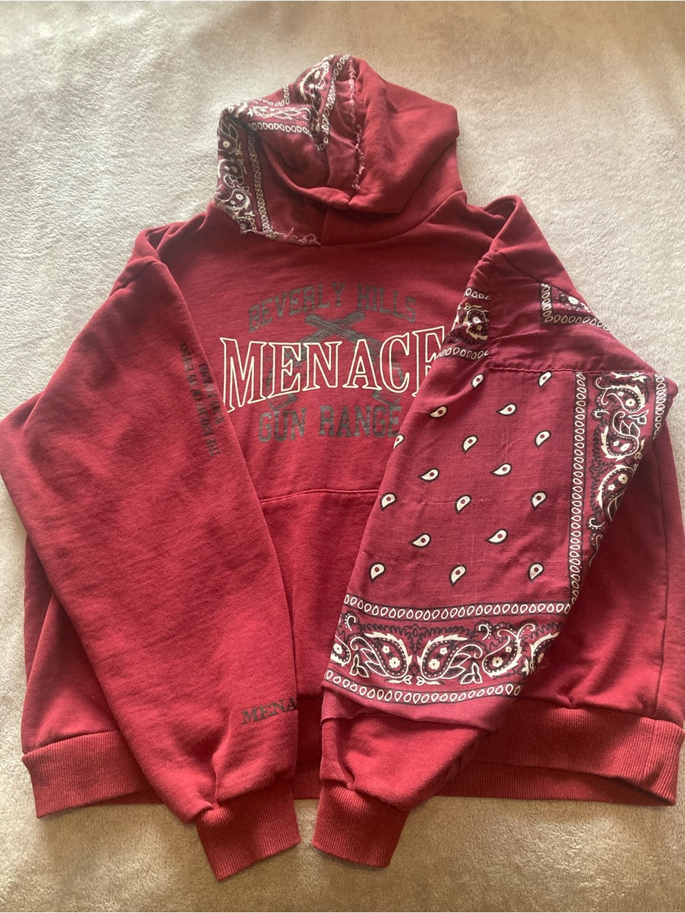 Menace Beverly Hills Gun Range Hoodie (bandana edition)
